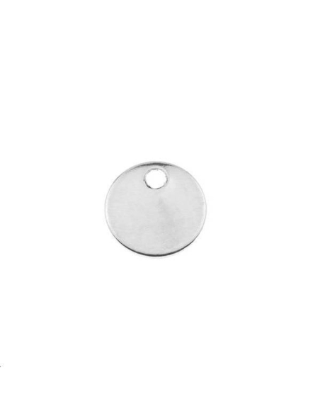 Pampille ronde 6mm 1 trou  Pampilles- 1