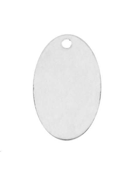Ovale 17x10mm 1 trou  Pampilles- 1 Ovale 17x10mm 1 trou  Pampilles- 1
