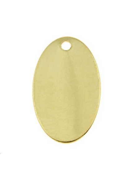 Ovale 17x10mm 1 trou  Pampilles- 1