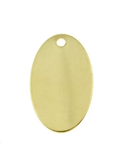 Ovale 17x10mm 1 trou  Pampilles- 1