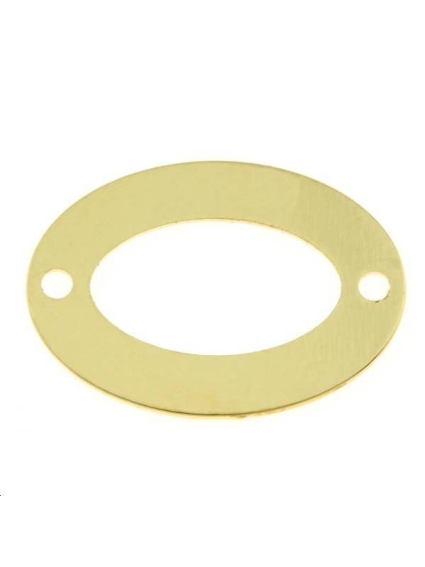 Ovale évidé 18x13mm 2 trous  Pampilles- 1