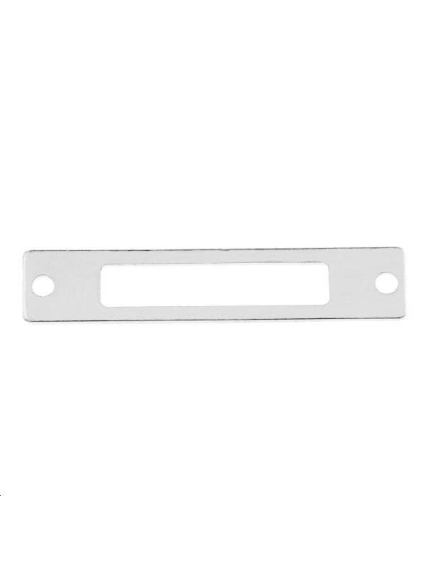 Pampille rectangle évidé 25x5mm 2 trous passants  Pampilles- 1