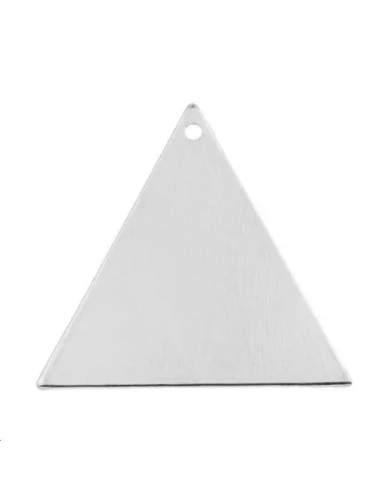 Pampille triangle 1 trou 19x19x21mm  Pampilles- 1