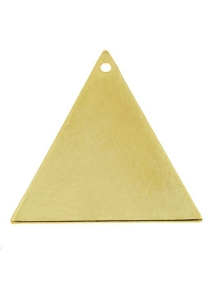 Pampille triangle 1 trou 19x19x21mm  Pampilles- 1