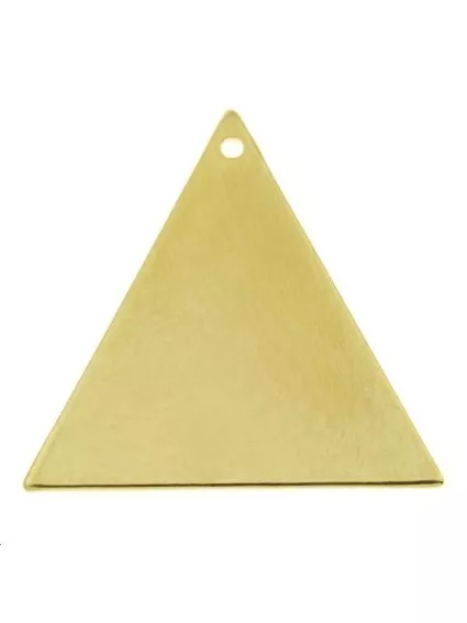 Pampille triangle 1 trou 19x19x21mm  Pampilles- 1
