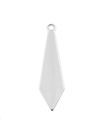 Pampille losange 1 anneau 23,5x7,5mm  Pampilles- 1