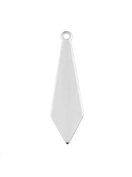 Pampille losange 1 anneau 23,5x7,5mm  Pampilles- 1
