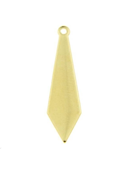 Pampille losange 1 anneau 23,5x7,5mm  Pampilles- 1