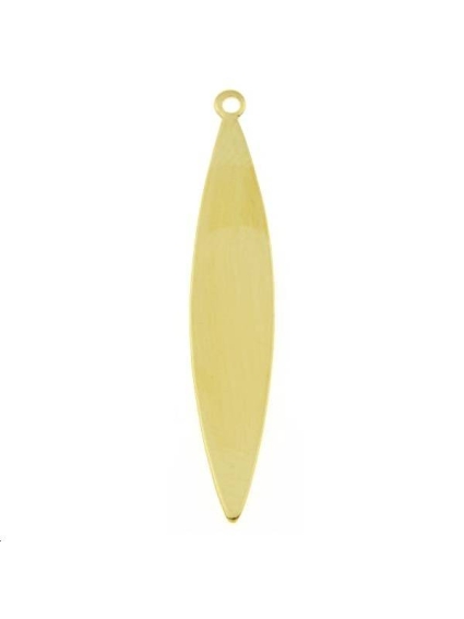 Pampille navette 1 anneau 41x6,5mm  Pampilles- 1