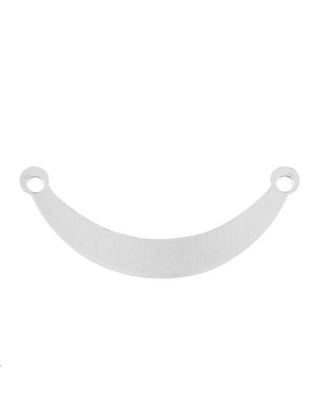 Pampille plastron 2 anneaux 20x3mm  Pampilles- 1