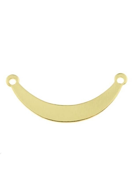 Pampille plastron 2 anneaux 20x3mm  Pampilles- 1