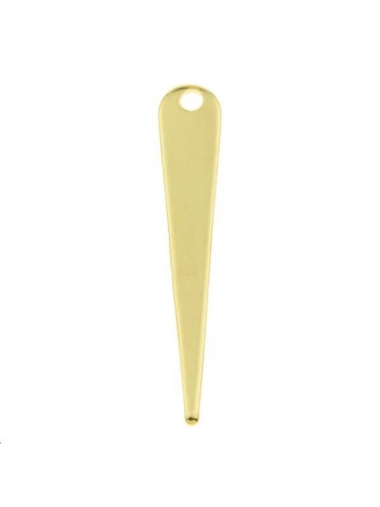 Pampille pointe plate 19x3mm  Pampilles- 1