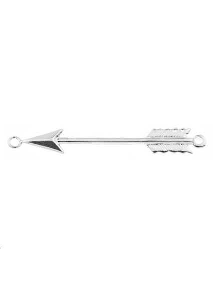 Pampille flèche 33mm avec 2 anneaux  Pampilles- 1
