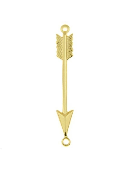 Pampille flèche 33mm avec 2 anneaux  Pampilles- 1