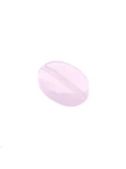 Ovale verre facette 14x10mm rosalin  Les perles en verre facettées- 1