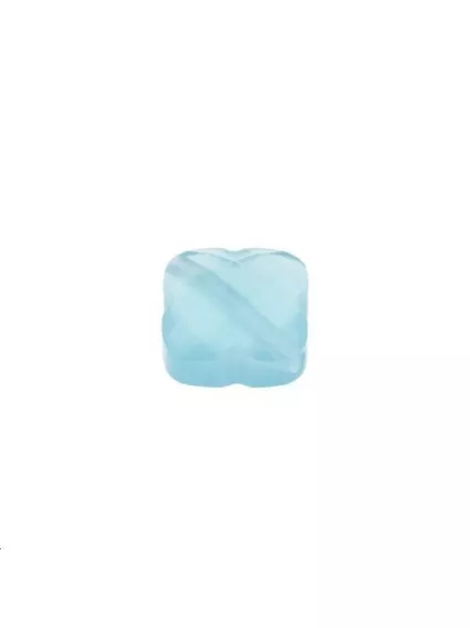 Trèfle verre facette 12x12mm aquama  Les perles en verre facettées- 1