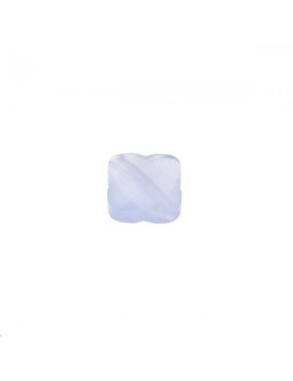 Trèfle verre facette 8x8mm bleu opa Les perles en verre facettées- 1