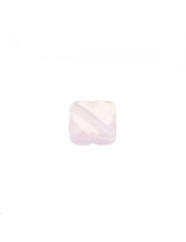 Trèfle verre facette 8x8mm rosaline Les perles en verre facettées- 1