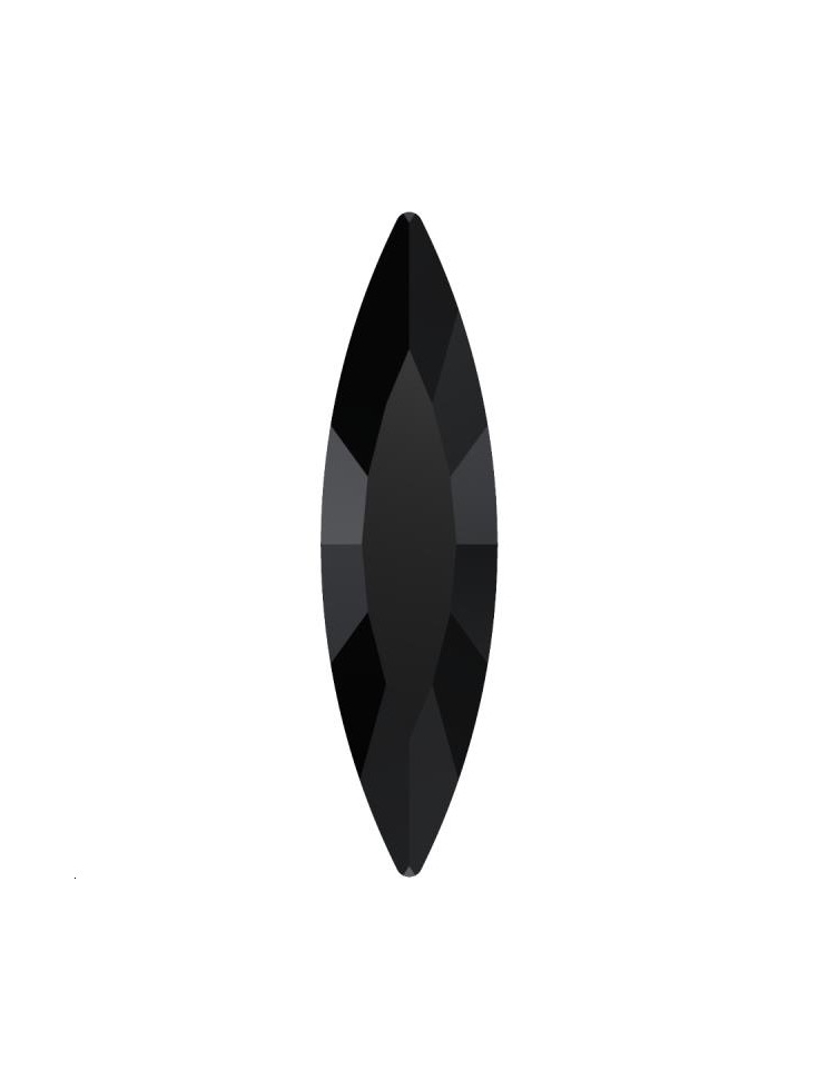 Navette 35x9,5mm jet unfoiled  Navette 35x9.5mm (4200)- 1