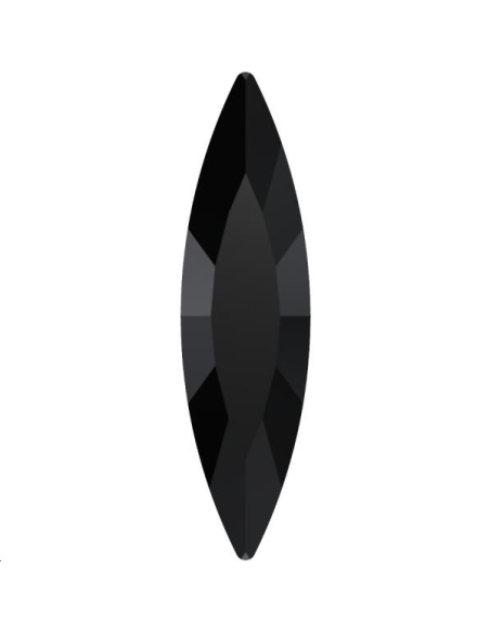 Navette 35x9,5mm jet unfoiled  Navette 35x9.5mm (4200)- 1