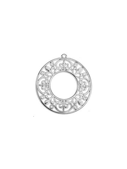 Pendentif filigrane rond 49mm  Pendentifs- 1