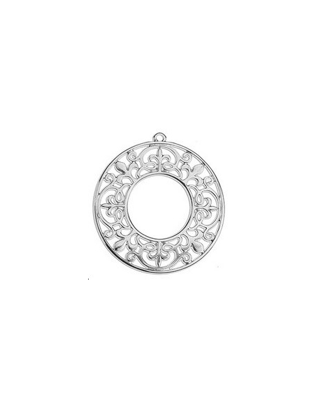Pendentif filigrane rond 49mm  Pendentifs- 1 Pendentif filigrane rond 49mm  Pendentifs- 1