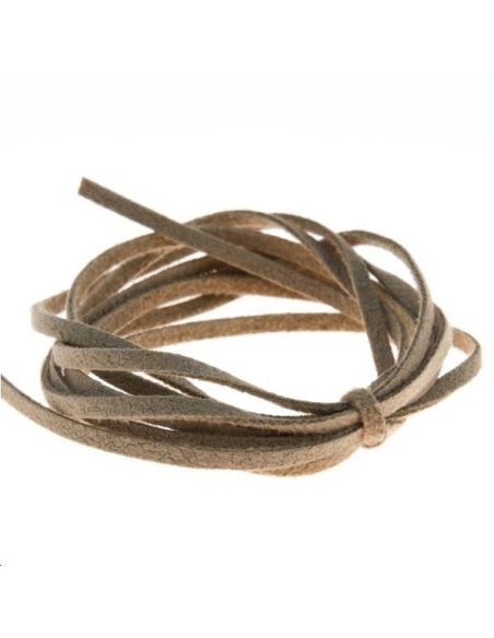 Suédine 2mm lin  Suédine 2mm- 1