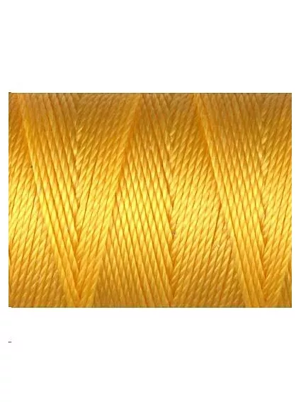 Fil nylon C-LON beading cord 0,5mm golden yellow  Fil nylon C-LON beading cord - 1