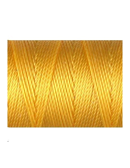 Fil nylon C-LON beading cord 0,5mm golden yellow  Fil nylon C-LON beading cord - 1 Fil nylon C-LON beading cord 0,5mm golden yellow  Fil nylon C-LON beading cord - 1