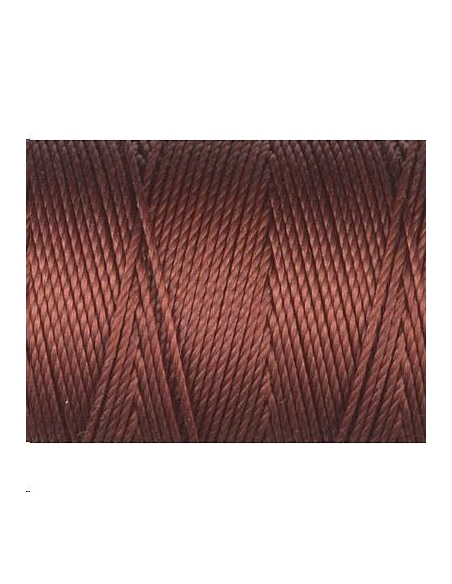 Fil nylon C-LON beading cord 0,5mm mahogany  Fil nylon C-LON beading cord - 1 Fil nylon C-LON beading cord 0,5mm mahogany  Fil nylon C-LON beading cord - 1