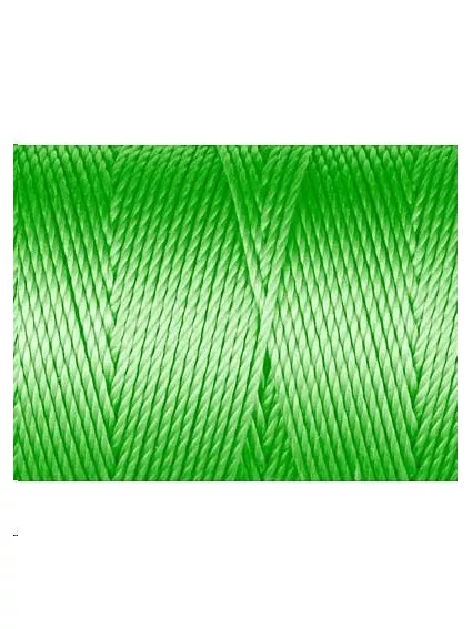 Fil nylon C-LON beading cord 0,5mm neon green  Fil nylon C-LON beading cord - 1