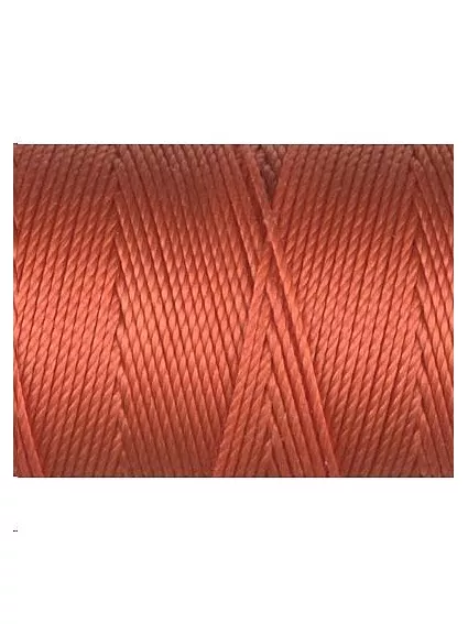 Fil nylon C-LON beading cord 0,5mm orange  Fil nylon C-LON beading cord - 1