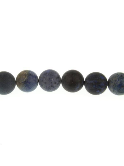 Dumortiérite 15-16mm  Les perles rondes 16-17mm en lot- 1