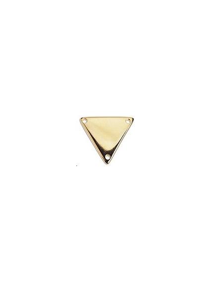 Pampille triangle 3 trous 19mm doré  Pampilles- 1