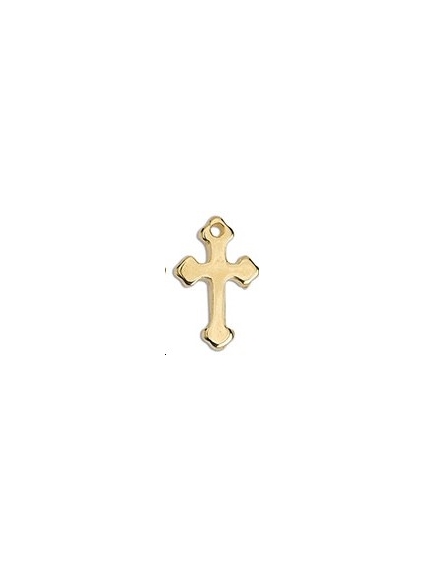 Pendentif croix 23x15mm doré  Pendentifs- 1