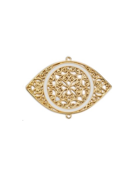 Pendentif œil byzantin décor ajouré  Pendentifs- 1 Pendentif œil byzantin décor ajouré  Pendentifs- 1