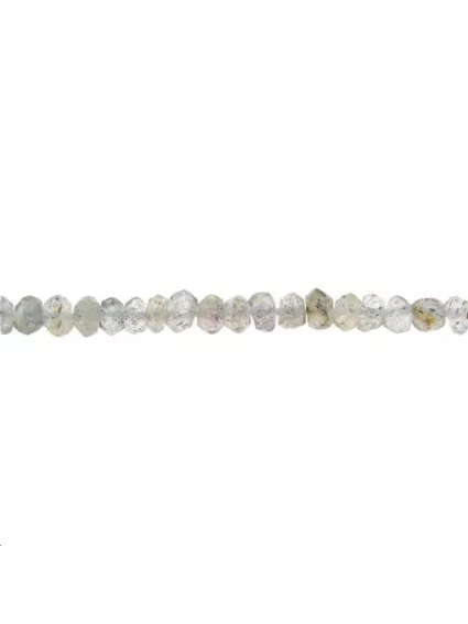 Labradorite rondelle facettée 3 mm   Cylindres et Rondelles - 1