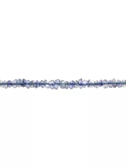 Yolite rondelle facettée   Facettes moins de 8mm - 1