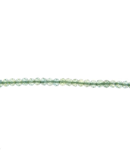 Apatite verte ronde facettée 2mm  Facettes moins de 8mm - 1 Apatite verte ronde facettée 2mm  Facettes moins de 8mm - 1
