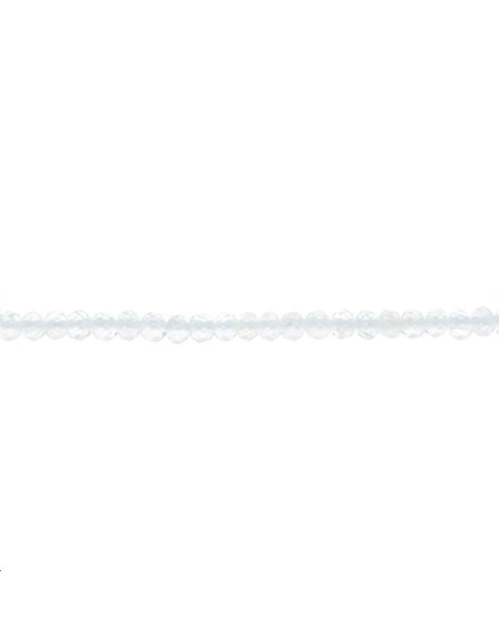 Cristal de roche rond facetté 2mm  Facettes moins de 8mm - 1