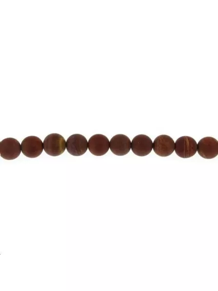 Jaspe landscape 9-10mm  Les perles rondes 10-11mm en lot- 1