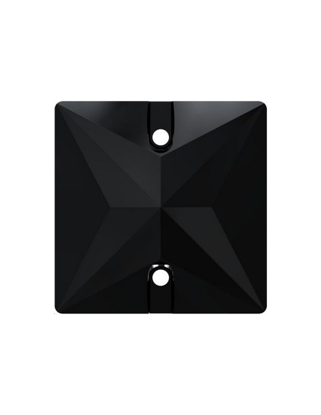 pierre à coudre 22 mm Jet  Pierres à coudre & boutons Swarovski- 2 pierre à coudre 22 mm Jet  Pierres à coudre & boutons Swarovski- 2