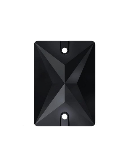 pierre à coudre 18x13mm Jet   Pierres à coudre & boutons Swarovski- 2