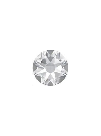 Lot 10 strass plats à coller 6,5mm  2