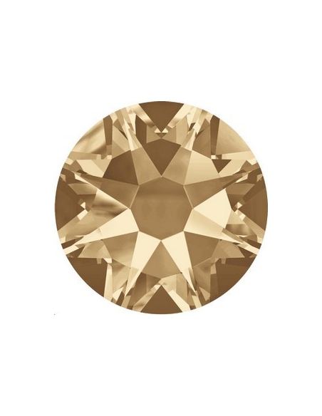 Lot 10 strass plats à coller 6,5mm   Strass plat Xilion rose 6.5mm (2088)- 2