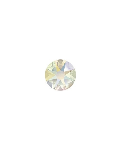 Lot 10 strass plats à coller 6,5mm  2