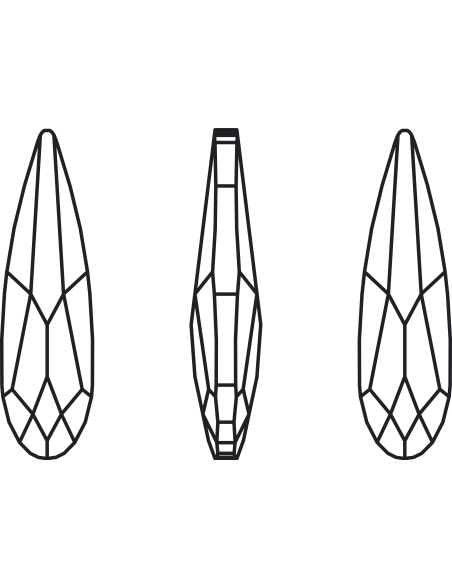 Raindrop fancy stone cr gosh f  Raindrop fancy stone- 3