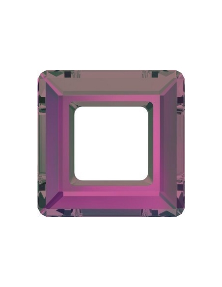 Carré évidé 14mm cr volcano  Carrés évidés 14mm Swarovski- 2 Carré évidé 14mm cr volcano  Carrés évidés 14mm Swarovski- 2