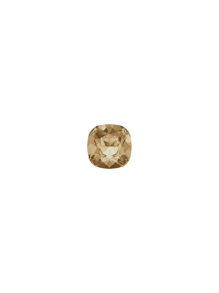 Cabochon carré 10mm crystal golden   Cabochons carré 10mm (4470)- 1