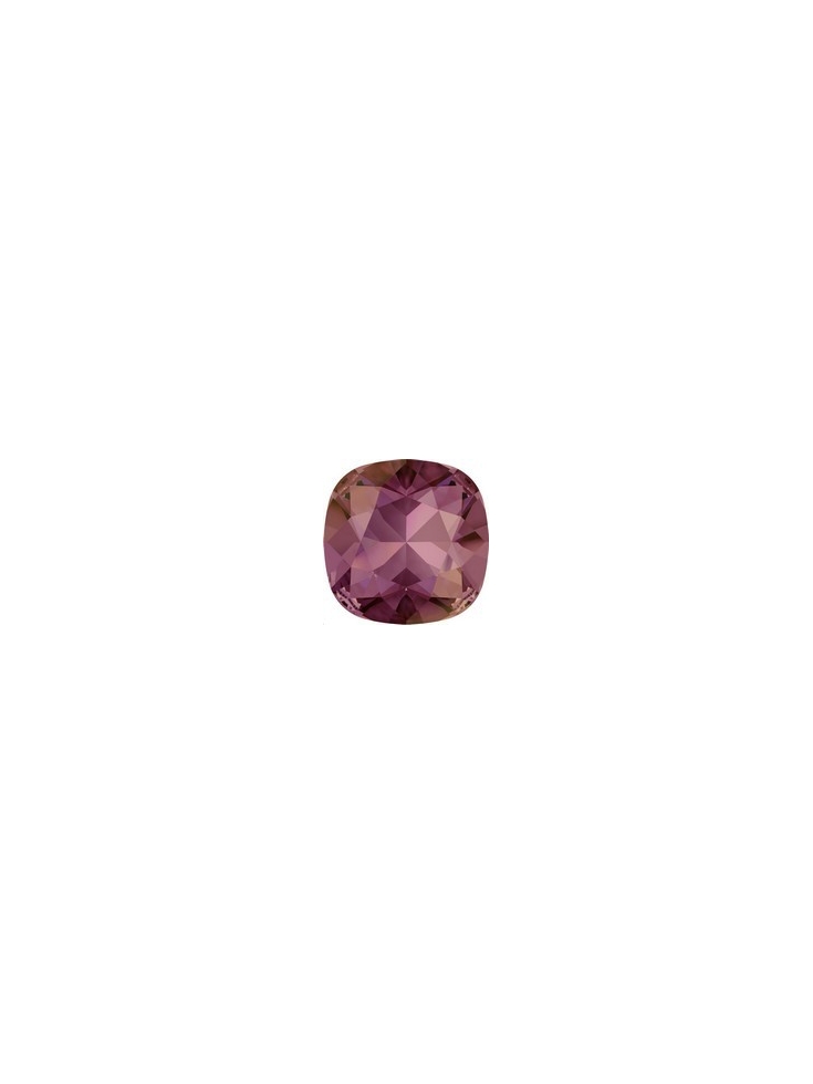Cabochon carré 10mm crystal lilac s  Cabochons carré 10mm (4470)- 1